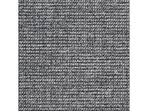 Metrážový koberec bytový Manhattan Twinback 7697 šedý - šíře 4 m