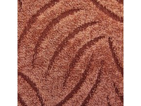 Metrážový koberec bytový Spring Filc 6440 rezavý - šíře 3 m