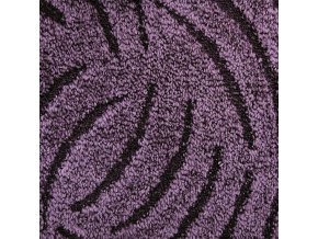 Metrážový koberec bytový Spring Filc 6470 fialový - šíře 3 m