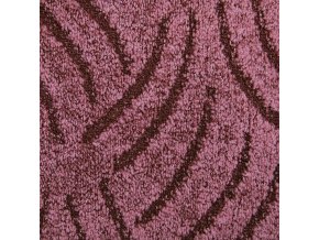 Metrážový koberec bytový Spring Filc 6480 fialový - šíře 4 m