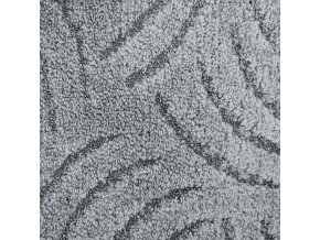 Metrážový koberec bytový Spring Filc 6490 šedý - šíře 3 m
