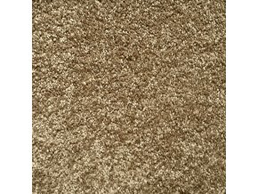 Metrážový koberec bytový Silky Stars Teodoro Twinback 35 hnědý - šíře 5 m