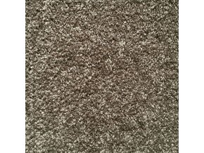 Metrážový koberec bytový Silky Stars Teodoro Twinback 49 hnědý - šíře 5 m