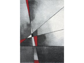 Moderní kusový koberec Brilliance červeno-šedý 21807-951 (Typ 200x290 cm)