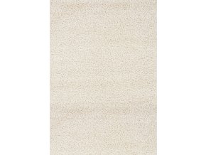 Chlupatý kusový koberec Shaggy Plus krémový 903