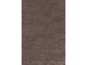 Chlupatý kusový koberec Life Shaggy 1500 mocca (Typ kulatý 80 cm)