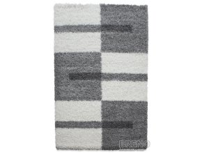 Chlupatý kusový koberec Gala Shaggy 2505 Light Grey | světle šedý (Typ 80x250 cm)