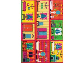 Dětský kusový koberec Play 89RNR | vícebarevný (Typ 160x230 cm)