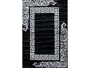 Moderní kusový koberec Miami 6620 Black | černý (Typ 80x300 cm)