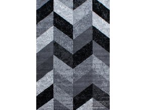 31358 moderni kusovy koberec plus 8006 black cerny