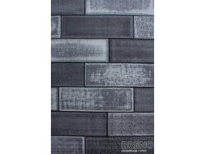 Moderní kusový koberec Plus 8007 Black | černý (Typ 80x300 cm)