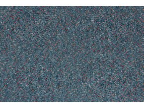 Metrážový koberec bytový Melody 888 modrý - šíře 4 m