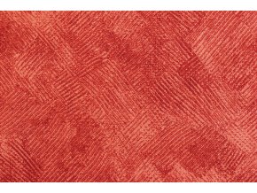 Metrážový koberec bytový Normandie 451 červený - šíře 4 m