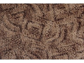 Metrážový koberec bytový Bella 44 hnědý - šíře 5 m