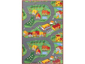 Dětský kusový koberec Little Village  | vícebarevný
