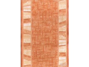 Moderní koberec běhoun Linea 80 oranžový