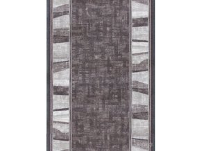 Moderní koberec běhoun Linea 97 šedý (Šíře role šíře 100 cm)