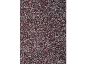 Metrážový koberec zátěžový Primavera Res 399 tmavě červený - šíře 4 m