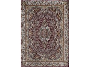 Klasický přírodní kusový koberec Razia 502/ET2R | hnědý