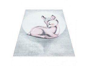 Dětský kusový koberec Bambi 850 Pink | Růžový