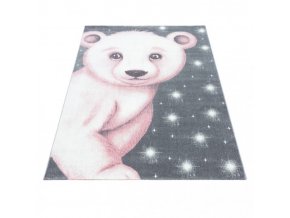 Dětský kusový koberec Bambi 810 Pink | Růžový