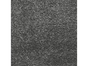 Luxusní metrážový koberec bytový Cosy 98 tmavě šedý - šíře 4 m