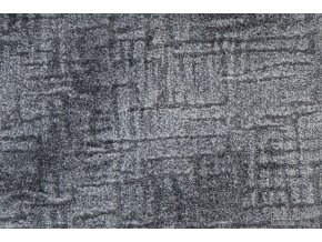 Metrážový koberec bytový Groovy 90 šedý - šíře 3 m