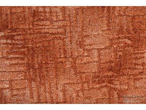 Metrážový koberec bytový Groovy 64 oranžový - šíře 3 m