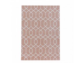 Moderní kusový koberec Efor 3713 rose | Růžová