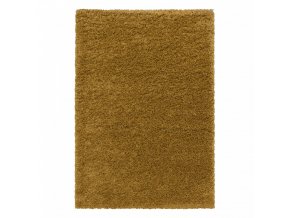 Chlupatý kusový koberec Sydney Shaggy 3000 gold | Žlutá