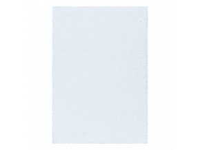 Chlupatý kusový koberec Sydney Shaggy 3000 white | Bílá