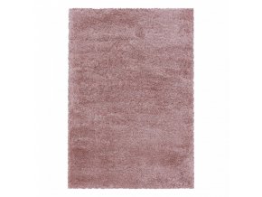 Chlupatý kusový koberec Fluffy Shaggy 3500 rose | Růžová