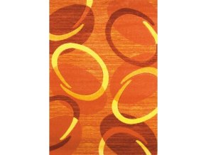 Moderní kusový koberec Florida oranžový 9828