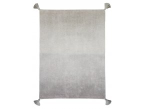 Bio koberec kusový, ručně tkaný Ombré Dark Grey - Grey | Šedá
