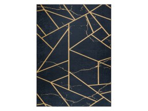 Kusový koberec ANDRE Marble 1222černá | černá
