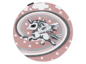 Dětský kusový koberec Petit Pony pink kruhrůžová | růžová