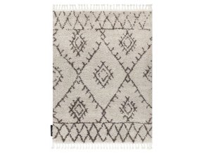 Kusový koberec Berber Fez G0535 cream and brownbéžová | béžová