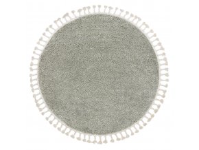 Kusový koberec Berber 9000 green kruhzelená | zelená