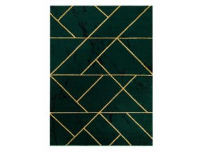 Kusový koberec Emerald geometric 1012 green and goldzelená | zelená