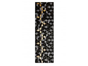 Běhoun Gloss 400B 86 3D geometric black/goldčerná | černá