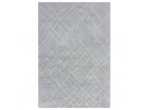 Kusový koberec Furber Alisha Fur Berber Grey/Ivory | šedá