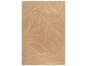Kusový koberec Solace Lino Leaf Stone | hnědá