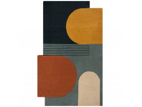 Kusový koberec Abstract Lozenge Multi | vícebarevná