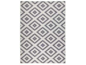 Kusový koberec Twin-Wendeteppiche 103132 grau creme | šedá