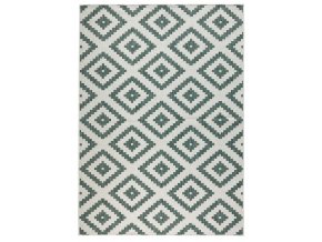 Kusový koberec Twin-Wendeteppiche 103131 grün creme | zelená