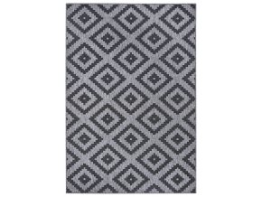 Kusový koberec Twin-Wendeteppiche 105461 Night Silver | černá