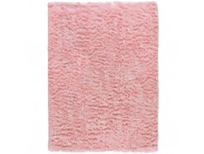 Kusový koberec Faux Fur Sheepskin Pink | růžová