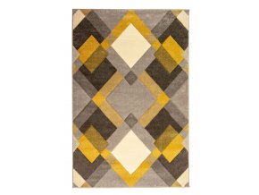 Kusový koberec Hand Carved Nimbus Grey/Ochre