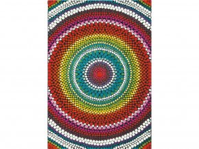 Kusový koberec Relief 22844-110 Multicolor | vícebarevná