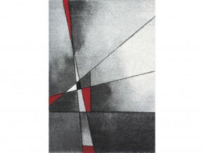 Designový koberec Brilliance 21807-951 Red | šedá, červená